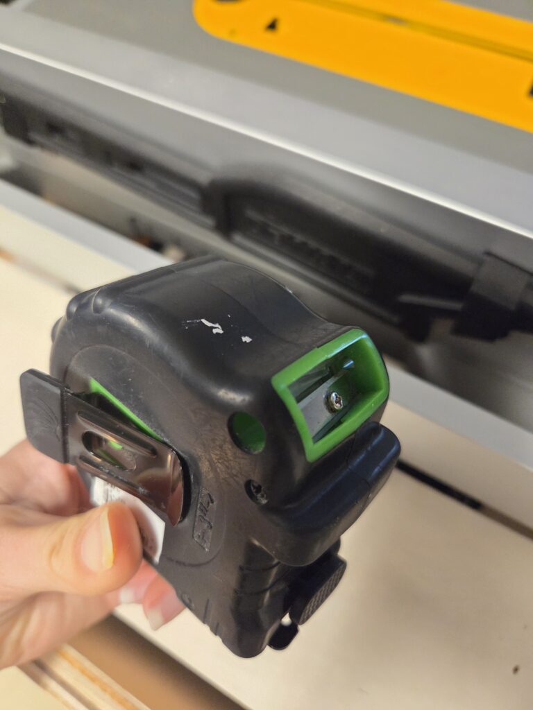 All Time Favorite Measuring Tape measuring tape with pencil sharpener and belt clip