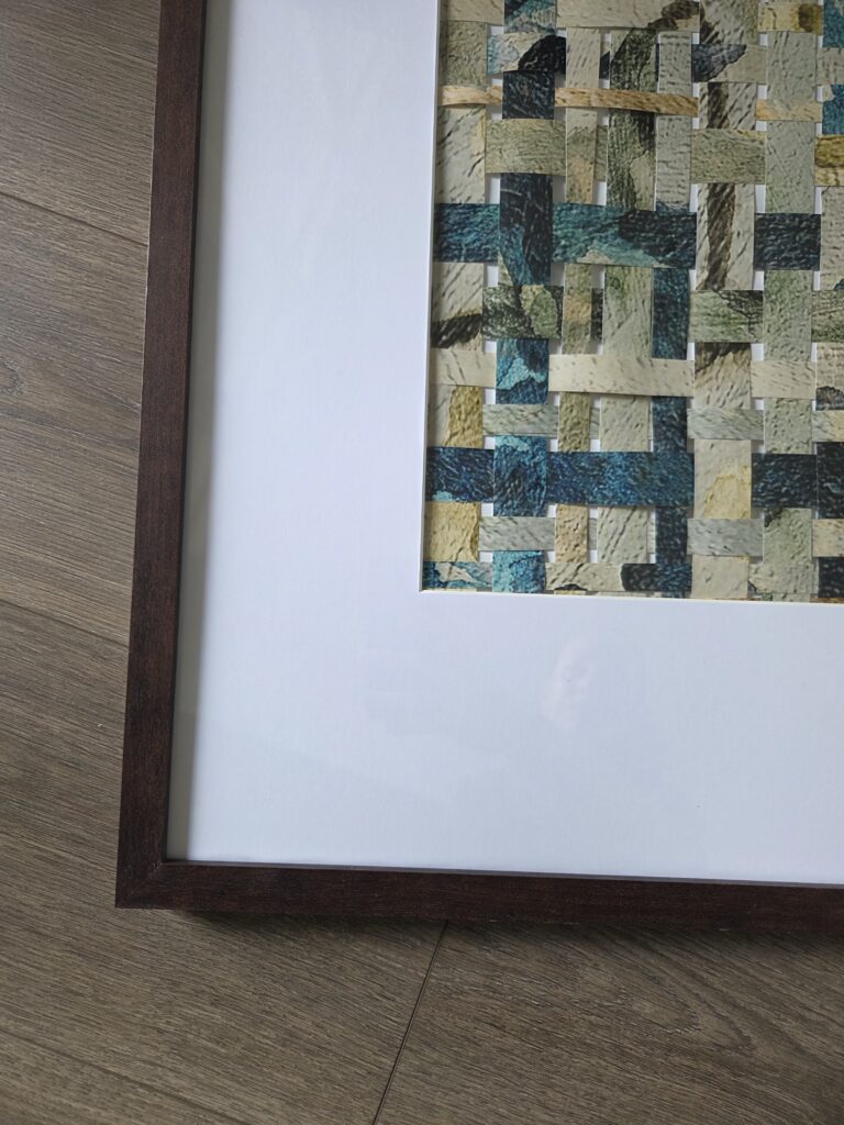 Paper Weave Art from Wallpaper Scraps: Easy DIY Tutorial 1000010940